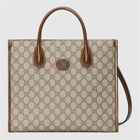 gucci craft tote ราคา|กระเป๋า GG small tote bag inGG Supreme .